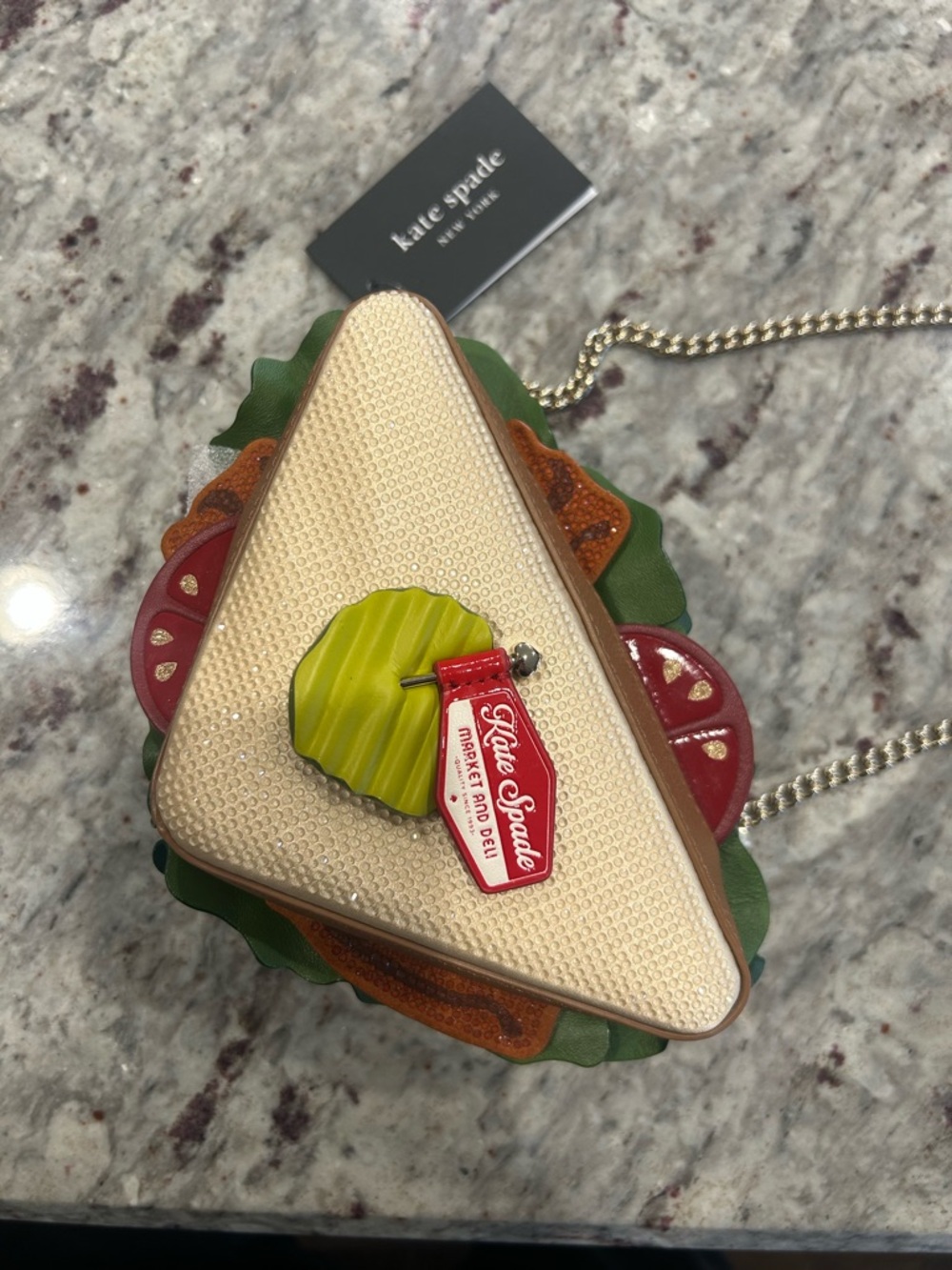 kate spade “Half Sandwich” Novelty Crossbody Bag - Picture 5 of 6